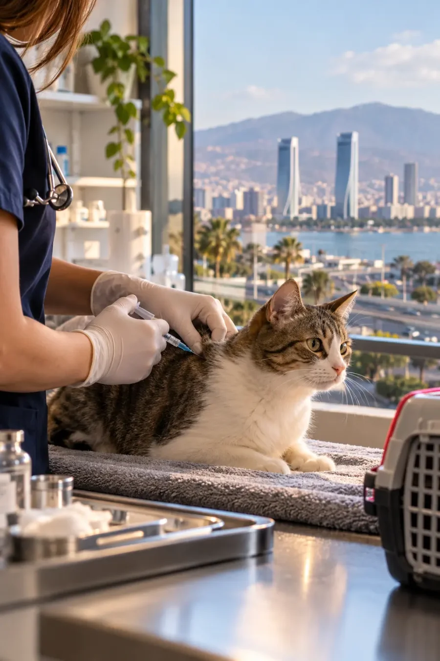 Bayraklı Kedi Aşı