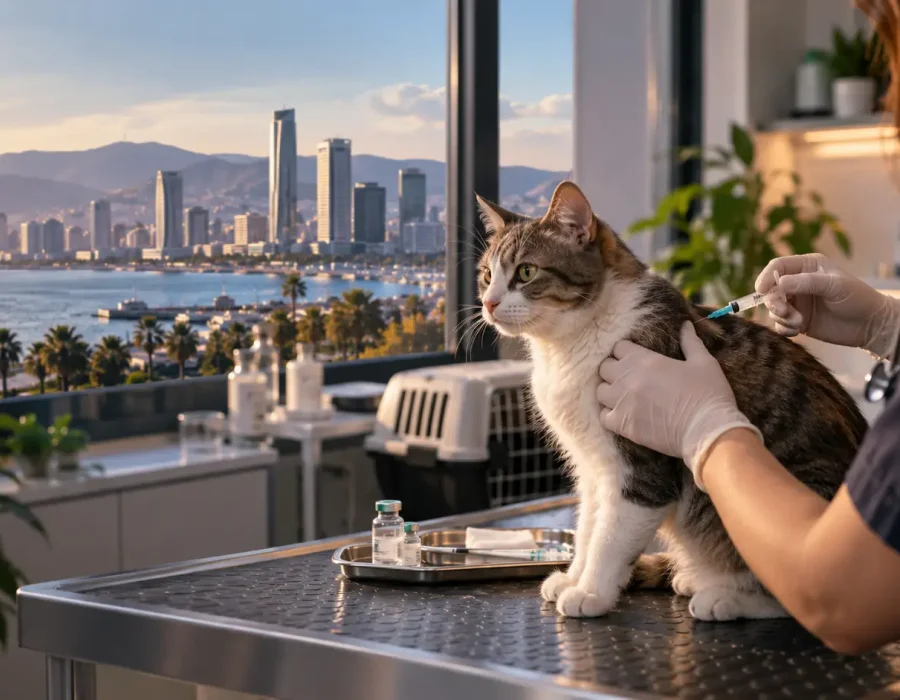 Bayraklı Kedi Aşı