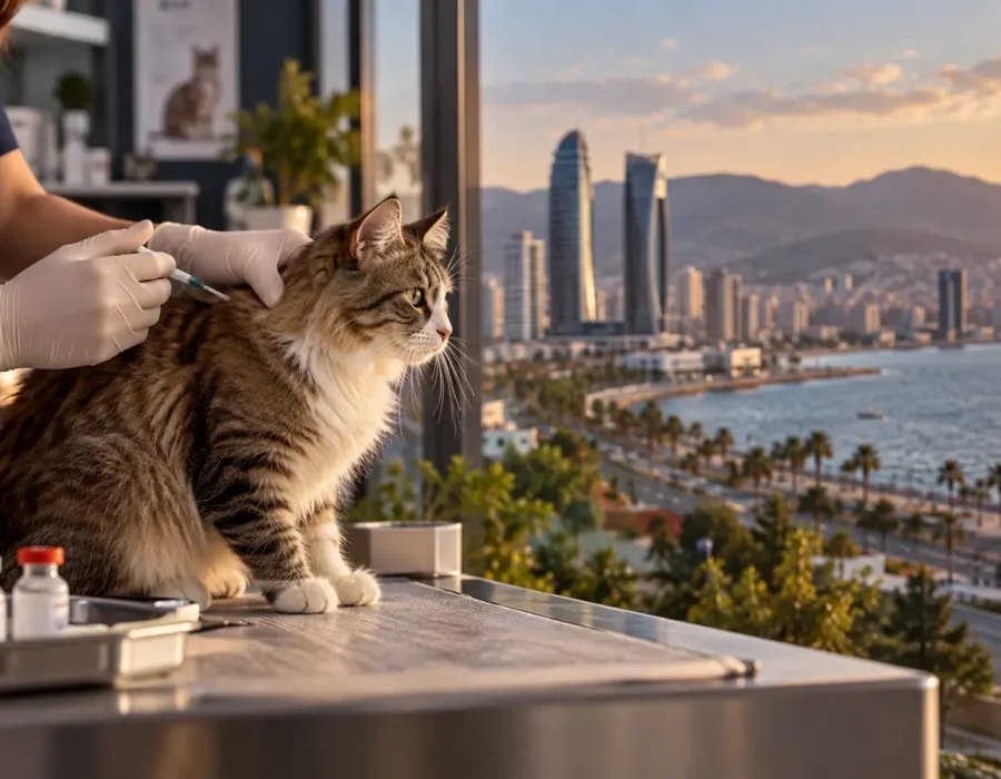 Bayraklı Kedi İç Dış Parazit Aşısı