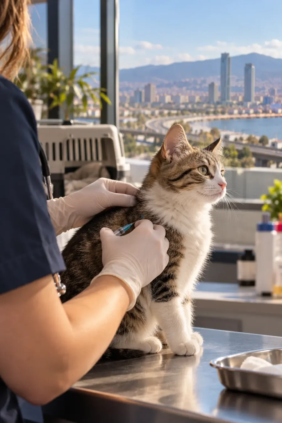 Bayraklı Kedi Lösemi Aşısı