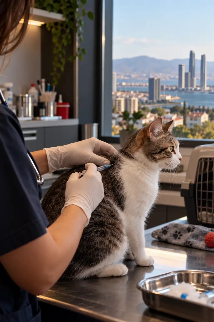 Bayraklı Kedi Parazit Aşısı